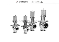 Sanitary pressure safety valve 180 degree temperature , air release valve