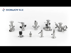 DIN SS316L 클램프 연결과 함께 공기성 아세프틱 샘플 밸브