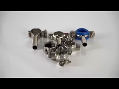 위생용 스테인레스 스틸 고압 튜브 / 파이프 라인 클램프 13MHP SS304/ 싱글 핀 클램프