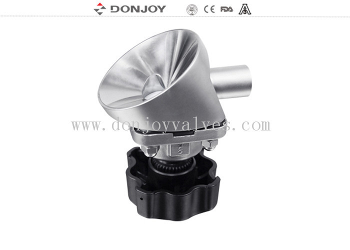 2 인치 용접 316l Pneumatic 탱크 바닥 플라스틱 액추에이터와 함께 위생 대막 밸브