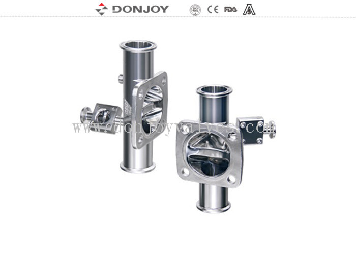 1/2 인치 다 항구 스테인리스 격막 벨브, 용접 Connecion 3개의 항구 벨브