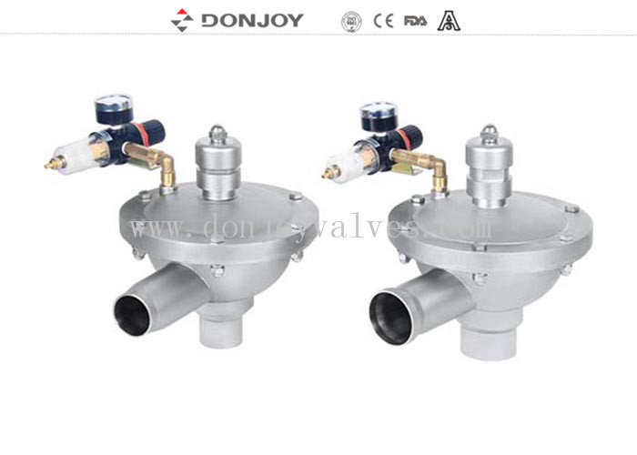 죄진 연결 EPDM PTFE 틈막이를 가진 소형 일정한 압력 벨브 v 유형