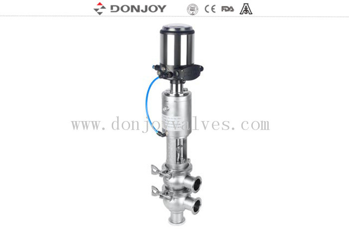 DONJOY TL 타입 316L 제어 머리와 함께 위생적인 역행 좌석 밸브