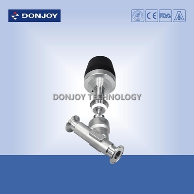 SS316L Regulating control  Pneumatic angle seat valve with Tri clamp