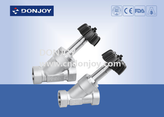 Donjoy Plastic Manual angle seat valves with BSP Thread end