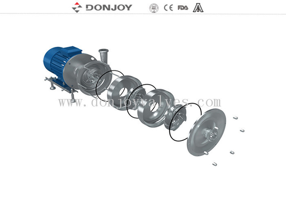 Fluid 2" Thread 150m3/h Multistage Centrifugal Pump