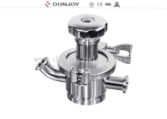SS316L Manual Radial Diaphragm Valve EPDM  PTFE Gasket for fluid control