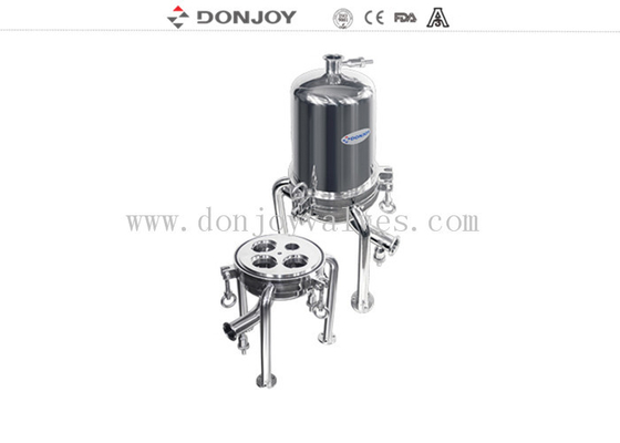 30" Micro Pipeline Filter Stainless Steel Cartridge Housing 0.5T/H - 25T/H