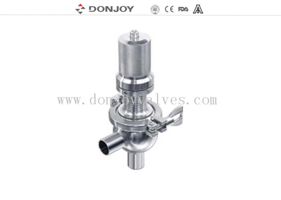 Sanitary EPDM Gasket 120℃ pressure Over Flow Valve Clamp Ends