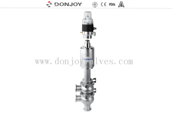 Pneumatic  Reversing Seat Valve DN25-DN150 with Feeabck control head SS304 / 316L